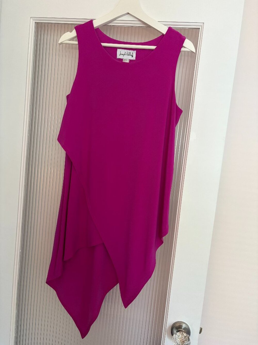 Fuschia sleeveless top